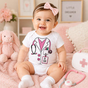 Body bébé médecin, tenue de bébé médecin, grenouillère médicale, T-shirt bébé docteur, cadeaux Dr. pour bébé, tenues de docteur pour enfants, body petit Dr.