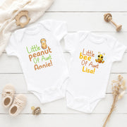 Personalised Best Aunt Baby Bodysuit | Peanut Bee  Styles | Auntie Baby Grow Gift