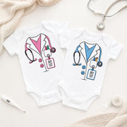 Body bébé médecin, tenue de bébé médecin, grenouillère médicale, T-shirt bébé docteur, cadeaux Dr. pour bébé, tenues de docteur pour enfants, body petit Dr.