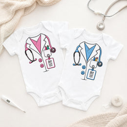 Body bébé médecin, tenue de bébé médecin, grenouillère médicale, T-shirt bébé docteur, cadeaux Dr. pour bébé, tenues de docteur pour enfants, body petit Dr.