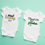 Hello Grandma Baby Bodysuit & T-Shirt | Personalised Grandmother Gift | Best Nana Baby Grow