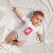 Personalised Funky Colourful Monthly Milestone Bodysuit | Custom Name Baby Grows Set 1-12 Months