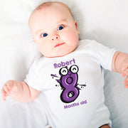 Body personnalisé mois après mois, motif BD, Body personnalisé motif BD, Gilet de bébé mignon motif BD, Ensemble de jalons motif BD