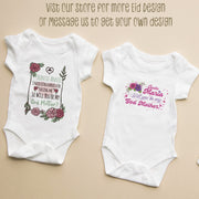 Will You Be My Godmother? Proposal Baby Bodysuit | Personalised Godmother Request Baby Grow