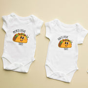 Personalised Little Taco Baby Bodysuit & T-Shirt | Funny Food Theme Baby Grow Gift