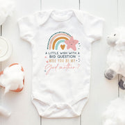 Be My Godmother Baby Bodysuit & T-Shirt | Godmother Proposal Outfit | 3 Styles | Baptism Gift