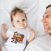 Personalised First Father's Day Baby Bodysuit | Baby Grow Gift for Dad | 2 Styles | 0-24 Months