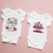 My Godmother Baby Bodysuit & T-Shirt | Funny Godmother Baby Grow | 2 Styles | Newborn to Toddler