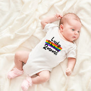 Personalised Pride Baby Bodysuit | First Pride Baby Vest | Custom Name | 2 Styles | Preemie-24M
