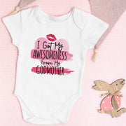 My Godmother Baby Bodysuit & T-Shirt | Funny Godmother Baby Grow | 2 Styles | Newborn to Toddler