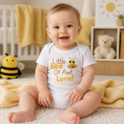 Personalised Best Aunt Baby Bodysuit | Peanut Bee  Styles | Auntie Baby Grow Gift