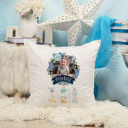 Personalised New Baby Cushion, New Baby Stats Cushion, New Baby Gifts, New Born Baby Gift, New Baby info pillow, Cushion for Baby Room