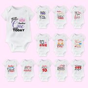 Personalised Monthly Milestone Babygrow | Custom Name 1-12 Months