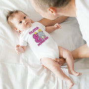 Personalised Animal Monthly Milestone Bodysuit | Pink & Blue Custom Name Baby Grows 1-12 Months