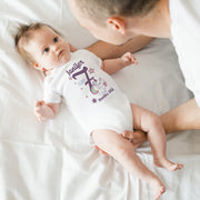 Personalised Unicorn Monthly Milestone Bodysuit | Custom Name Baby Grows Set 1-12 Months