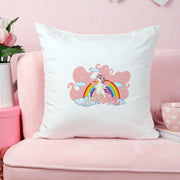 Personalised Unicorn Baby Name Cushion | Custom Name Baby Girl Pillow | 4 Designs | 16x16 inch