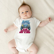 Personalised New Player Baby Bodysuit | Newborn Gamer Gift | New Player Arrived Baby Grow | 2 Styles