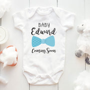 Gender Reveal Baby Bodysuit | Name Reveal Baby Grow | Baby Boy & Girl Announcement Outfit | 0-24M
