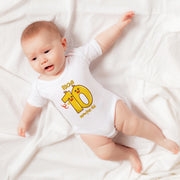 Personalised Duck Monthly Milestone Bodysuit | Custom Name Baby Grows Set 1-12 Months