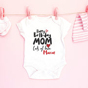 Personalised Happy Birthday Mummy & Daddy Baby Bodysuit | Festive Birthday Baby Grow Gift | 0-24M