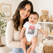 Personalised Baby & Auntie Bodysuit | Funny Aunt Baby Grow Gift | 2 Styles | Preemie to 18-24 Months
