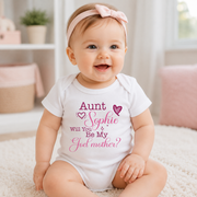 Will You Be My Godmother? Baby Bodysuit | Godmother Proposal Vest | 3 Styles | Newborn Gift
