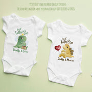 My First Father's Day Baby Bodysuit | Personalised Dad Gift
