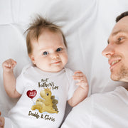 My First Father's Day Baby Bodysuit | Personalised Dad Gift
