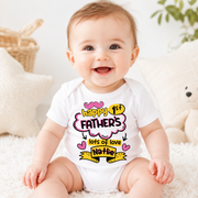 My First Father's Day Baby Bodysuit | Personalised Dad Gift