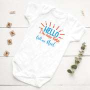 Personalised Baby Announcement  Bodysuit | Custom Baby Vest Announcement Gift | Preemie-24M
