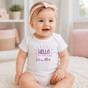 Personalised Baby Announcement  Bodysuit | Custom Baby Vest Announcement Gift | Preemie-24M