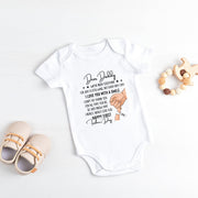 My First Father's Day Baby Bodysuit & T-Shirt | Personalised First Fathers Day Gift