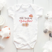 Will You Be My Godmother? Baby Bodysuit | Godmother Proposal Vest | 2 Styles | Godmother Gift