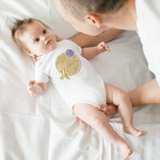 Personalised Monthly Milestone Baby Bodysuit | Custom Name Baby Grows Set for Each Month 1-12
