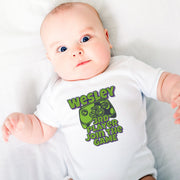 Personalised 3rd Player Joined Baby Bodysuit | Dad's Gaming Buddy Newborn Gift | 2 Styles | 0-24M