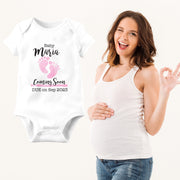 Gender Announcement Baby Bodysuit | Pregnancy & Name Reveal Baby Grow | Baby Boy & Girl | 0-24M