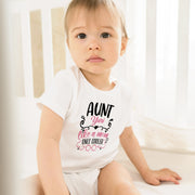 Personalised Auntie Baby Bodysuit & T-Shirt | Best Aunt Baby Gift | Custom Name Baby Grow
