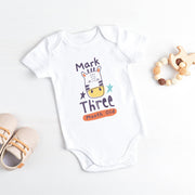 Personalised Name Monthly Milestone Bodysuit | Custom Baby Grows Set 1-12 Months | Birthday Gift