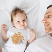 Personalised Monthly Milestone Baby Bodysuit | Custom Name Baby Grows Set for Each Month 1-12