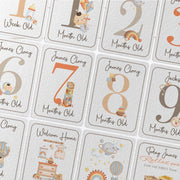 Personalised Baby Milestone Cards | Monthly Milestone Cards For newborn | Newborn Birth Gifts