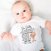 My First Father's Day Baby Bodysuit & T-Shirt | Personalised First Fathers Day Gift