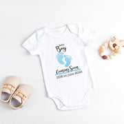 Gender Announcement Baby Bodysuit | Pregnancy & Name Reveal Baby Grow | Baby Boy & Girl | 0-24M
