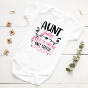 Personalised Auntie Baby Bodysuit & T-Shirt | Best Aunt Baby Gift | Custom Name Baby Grow