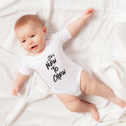Personalised New to the Crew Baby Bodysuit | Custom Name Newborn Gift | 4 Styles | Coming Home Outfit