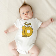 Personalised Monster Number Monthly Milestone Bodysuit | Custom Name Baby Grows Set 1-12 Months
