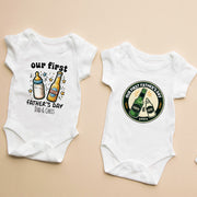 My First Father's Day Baby Bodysuit & T-Shirt | Personalised Dad Gift – Style 01 & 02