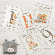 Personalised Baby Milestone Cards | Monthly Milestone Cards For newborn | Newborn Birth Gifts