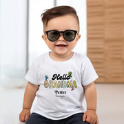 Hello Grandma Baby Bodysuit & T-Shirt | Personalised Grandmother Gift | Best Nana Baby Grow
