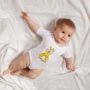 Personalised Arabic Number Monthly Milestone Bodysuit | Arabic Name Baby Vest Set 1-12 Months